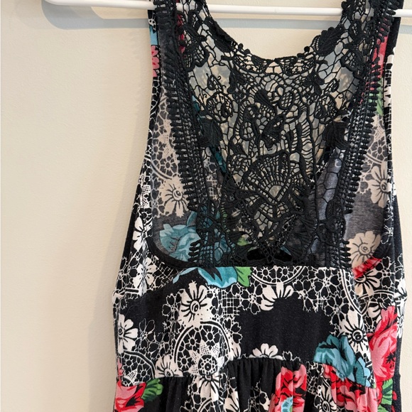 Urban Outfitters Black Floral Mini Dress - Picture 5 of 6